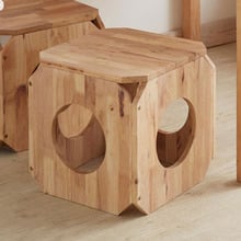Cheska Rubberwood Stool